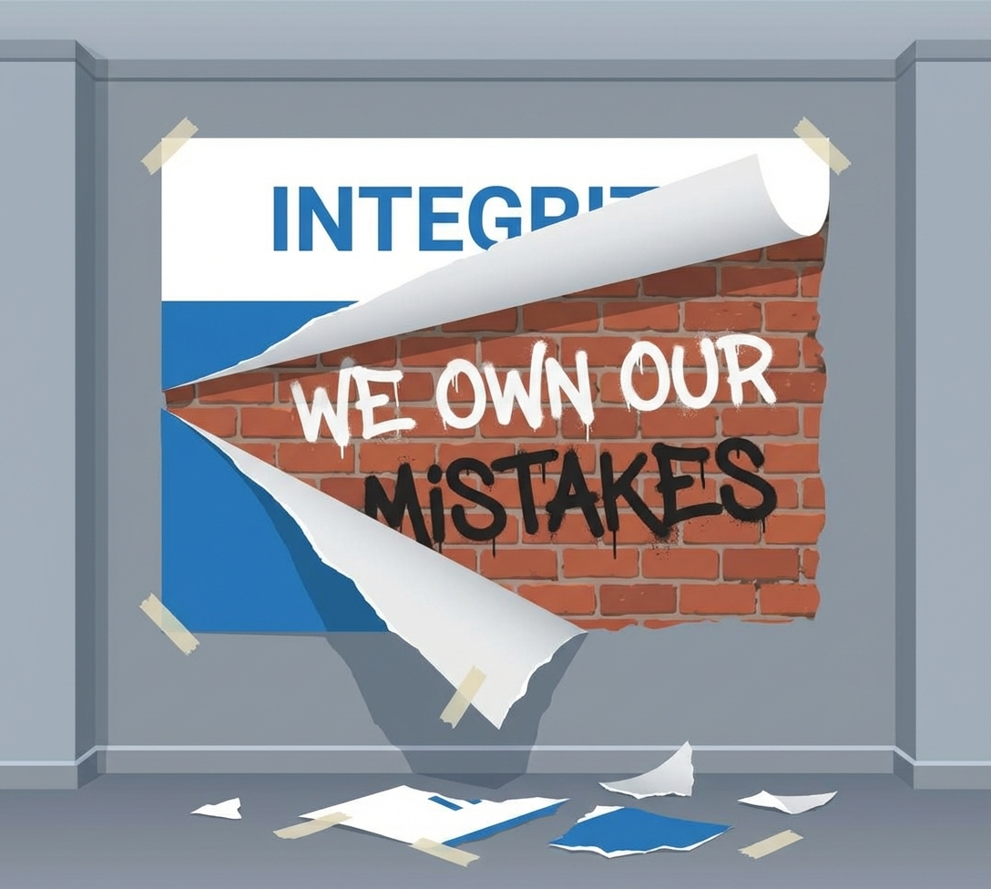 The Writing on the Wall: Why Your Core Values Are Ignoring You