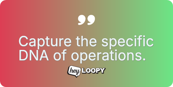 Transform individual expertise into assets.