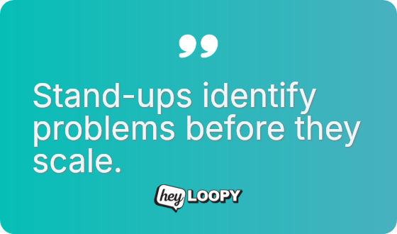 Focus on coordination rather than reporting.