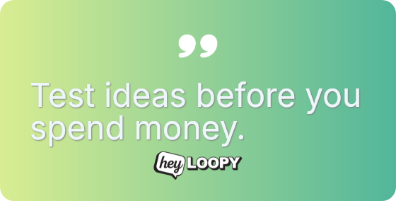 Build only what your customer needs.