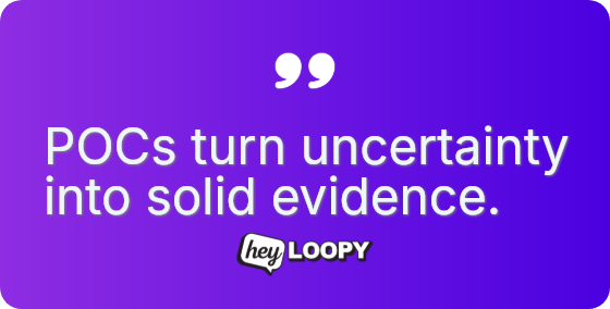 Lead with facts not just vision.