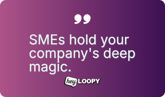 Experts are not always teachers.