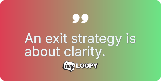 Building value requires knowing the end.