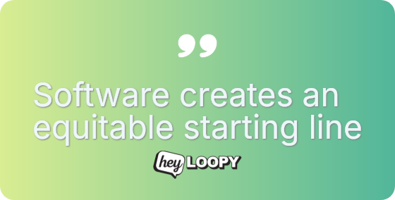 Software creates an equitable starting line