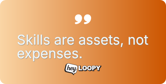 People are a store of value.