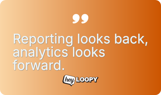 Move from hoping to knowing.