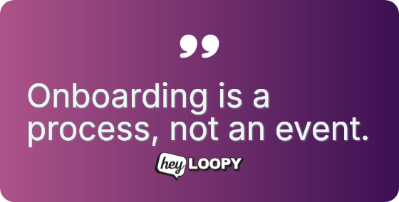 Turn talented outsiders into confident insiders.