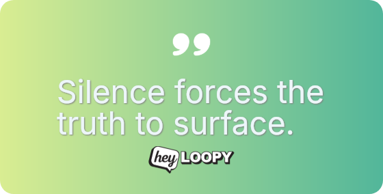 Pausing is a strategic power move.