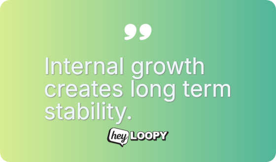 Develop leaders before you need them.