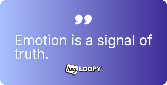 Listen to the message, not volume.