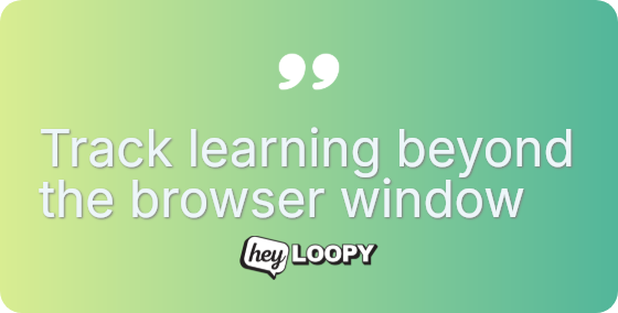 Move from checking boxes to understanding